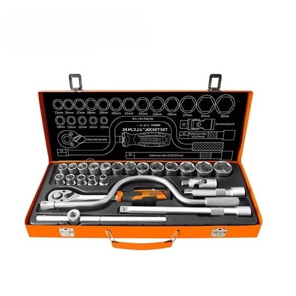 155424 24pcs 1/2in Tool Wrench - Socket Wrench 评论和价格