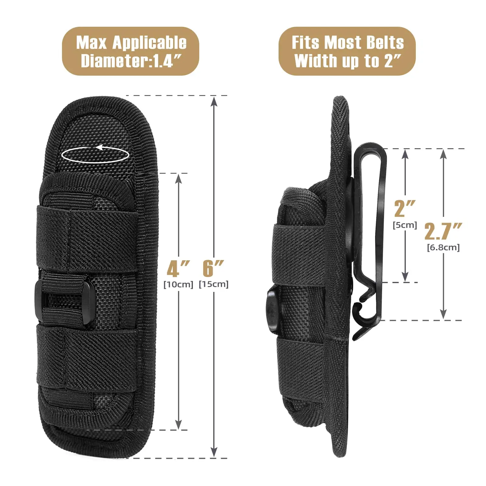 Tactical Flashlight Cover Nylo - Tool Bag 评论和价格