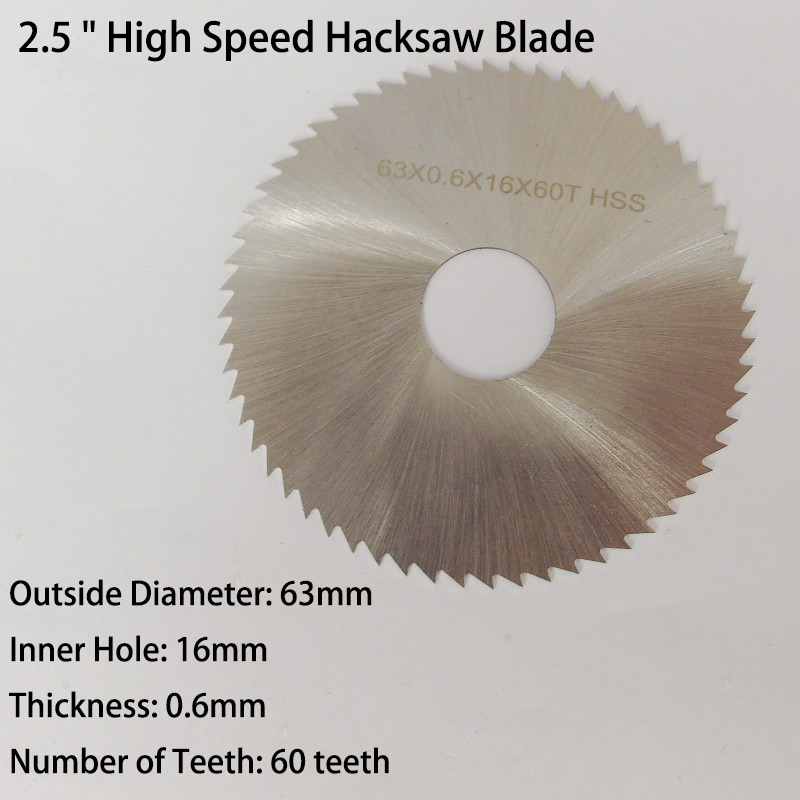 2.5inch 63mm Alloy HSS High Sp - Hacksaw 评论和价格
