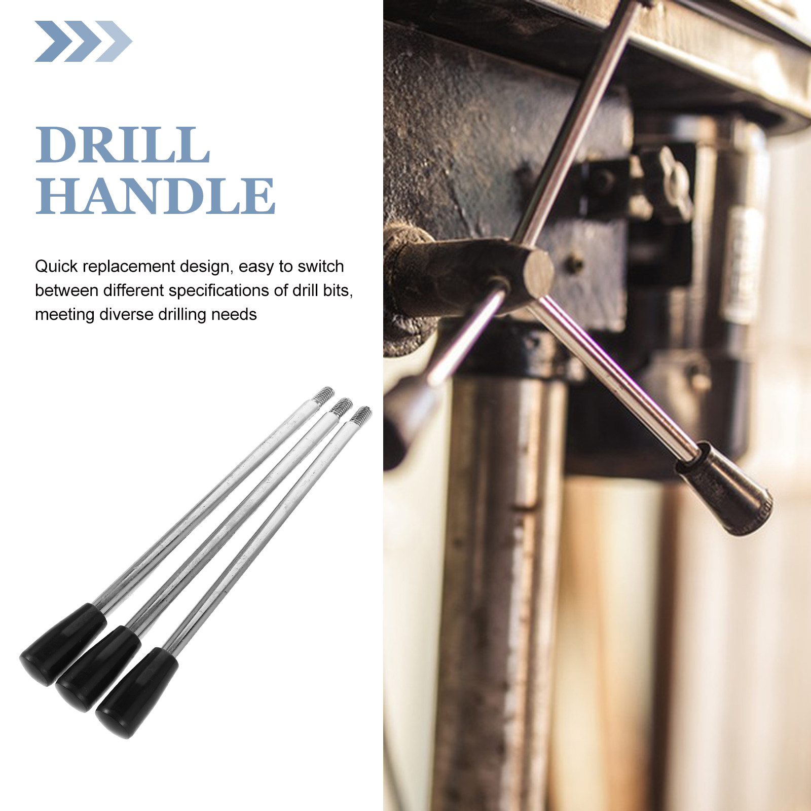 2Pcs Bench Drill Handle M8 Rev - Drill Press 评论和价格
