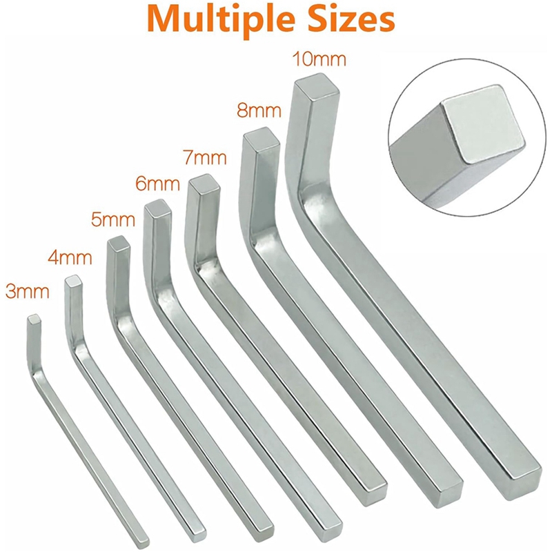 7Pcs Square Head Wrench Set L  - Screwdriver Set 评论和价格