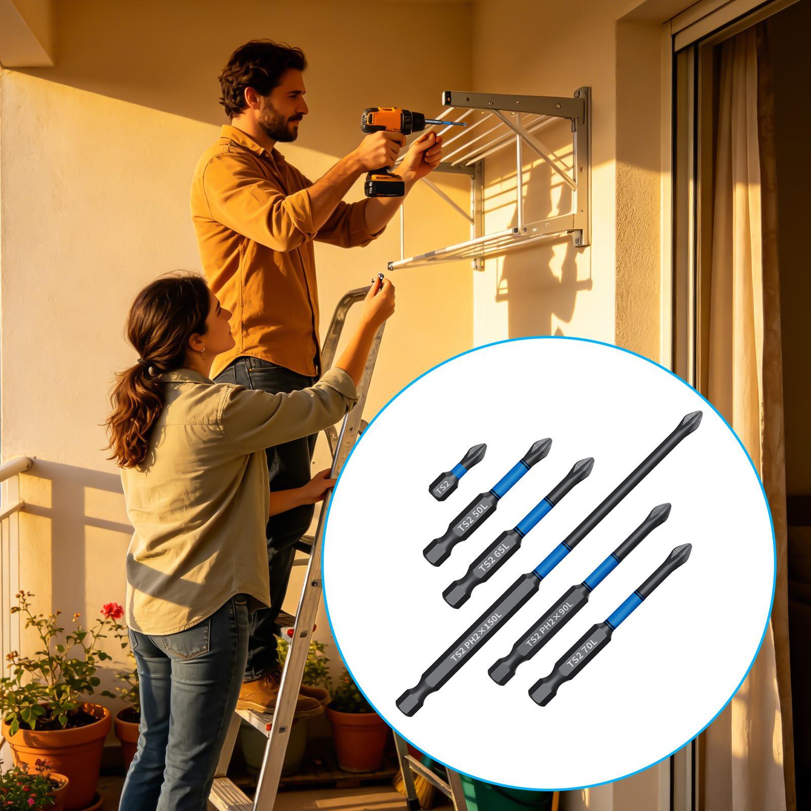 Drill Screwdriver Bit Set 6-Pi - Screwdriver Set 评论和价格
