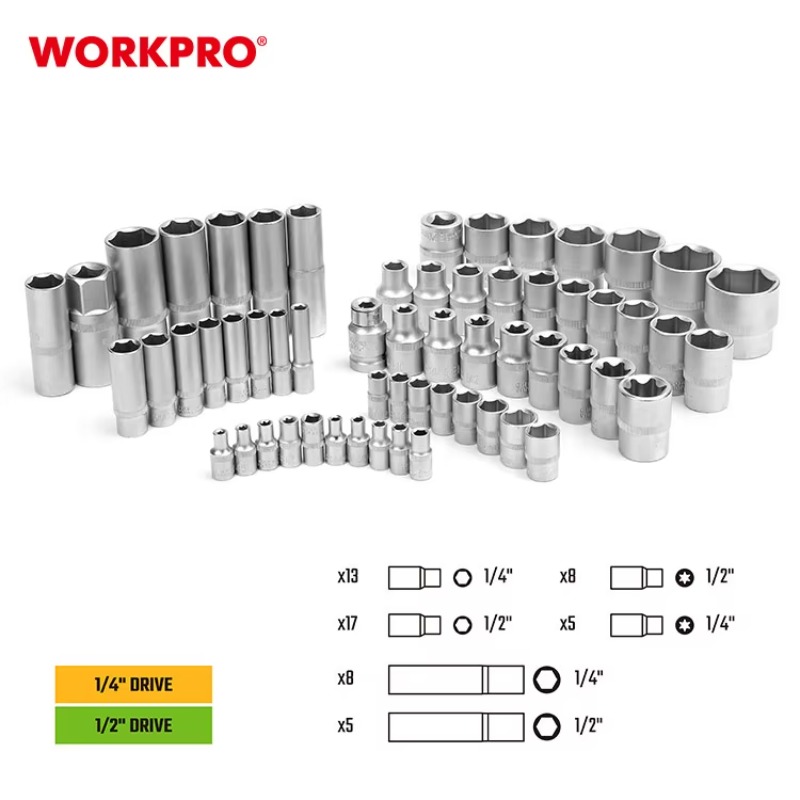 108pcs Professional Mechanics  - Socket Wrench 评论和价格