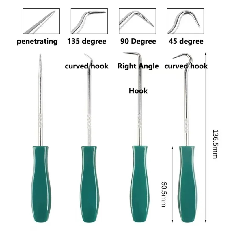 4Pcs 135mm Oil Seal Pick Hooks - Hand Tools In Workshop 评论和价格
