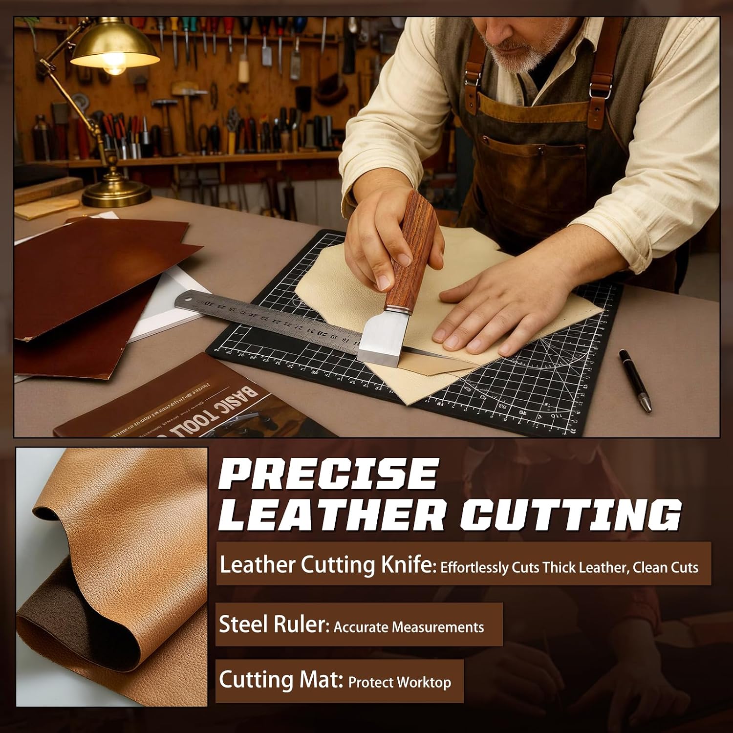 Leather Working Kit, Leather W - Tool Bag 评论和价格