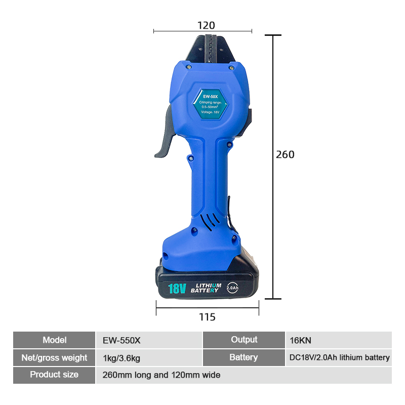 EW-50X Rechargeable Crimping T - Pliers 评论和价格