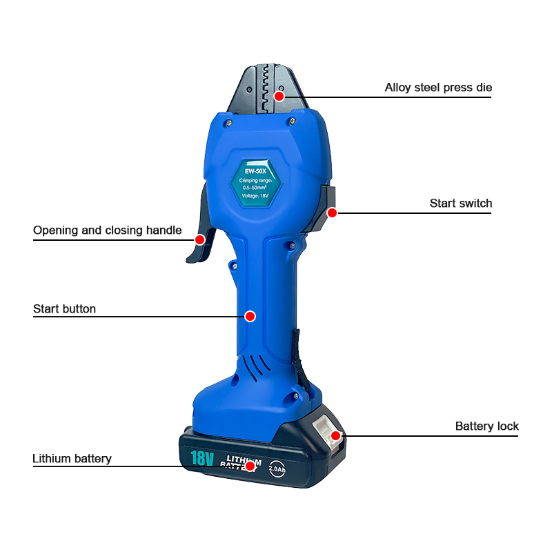 EW-50X Rechargeable Crimping T - Pliers 评论和价格