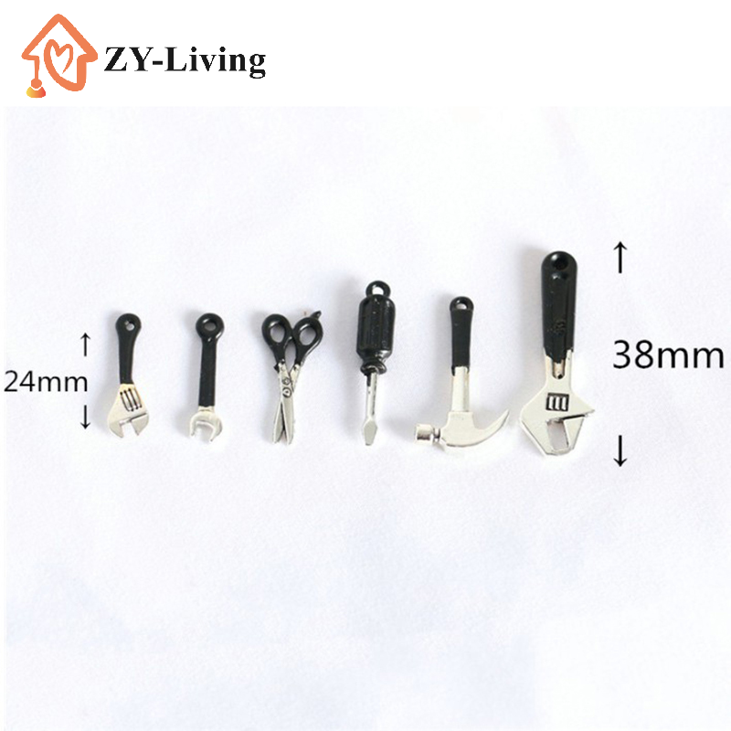 6Pcs/Set Dollhouse Mini Repair - Wrench Set 评论和价格