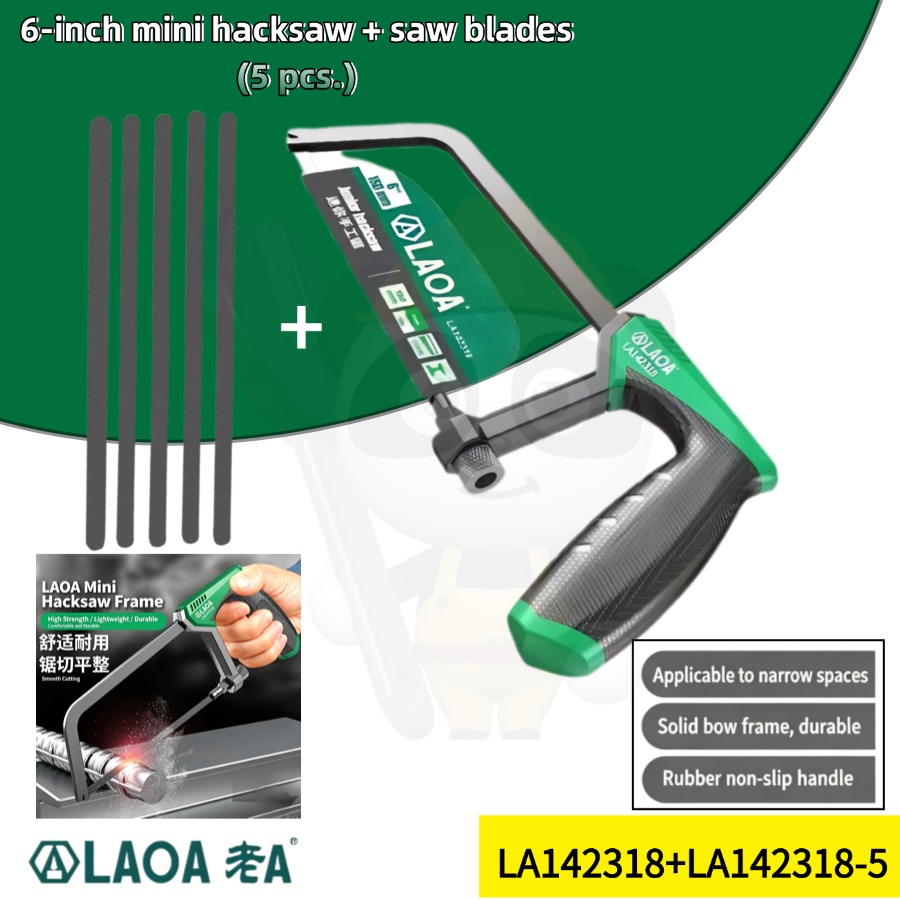 LAOA 6Inch Mini Hand Hacksaw W - Hacksaw 评论和价格