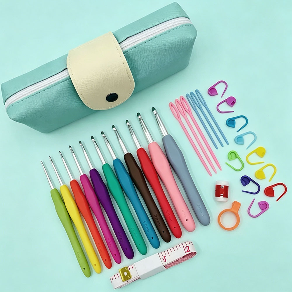 37pcs Crochet Hooks Kits with  - Tool Bag 评论和价格